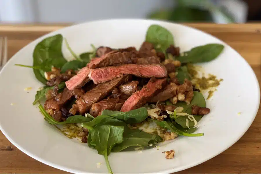 Becs OBE Organic Beef Striploin Salad