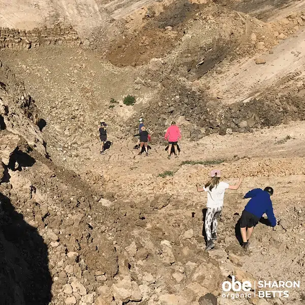 People walking down in Luke’s Dam # Of 5