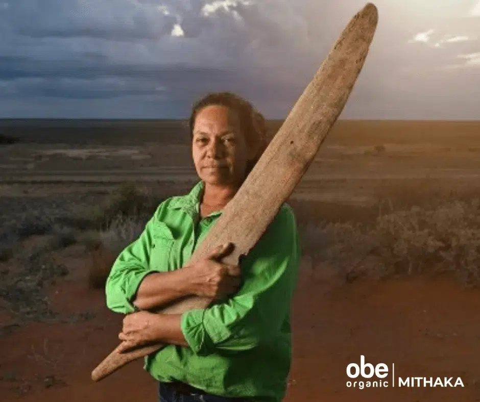 Woman carrying A Rainforest Sword